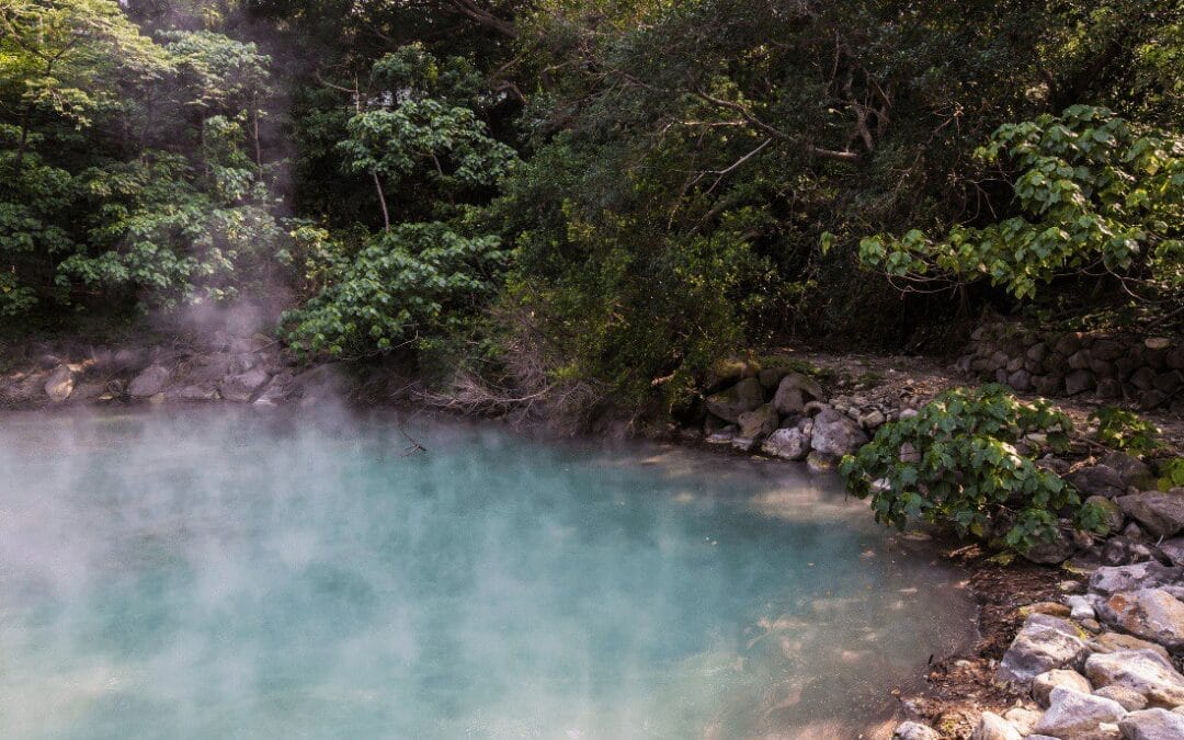 Natural hot springs integrated into luxury hotel spas, displaying how nature's wellness encourages longer stays and repeat visits throughout all seasons.